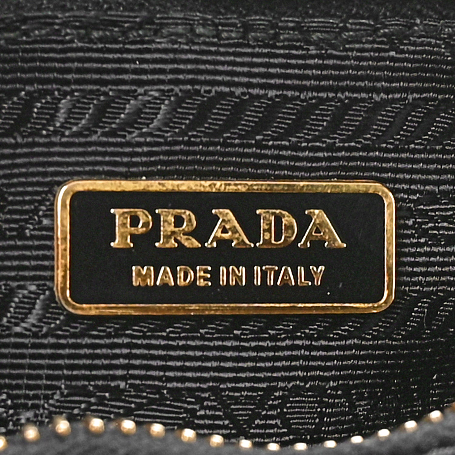 Prada Tessuto Nylon Chevron Quilted Shoulder Bag Black 6 of 9