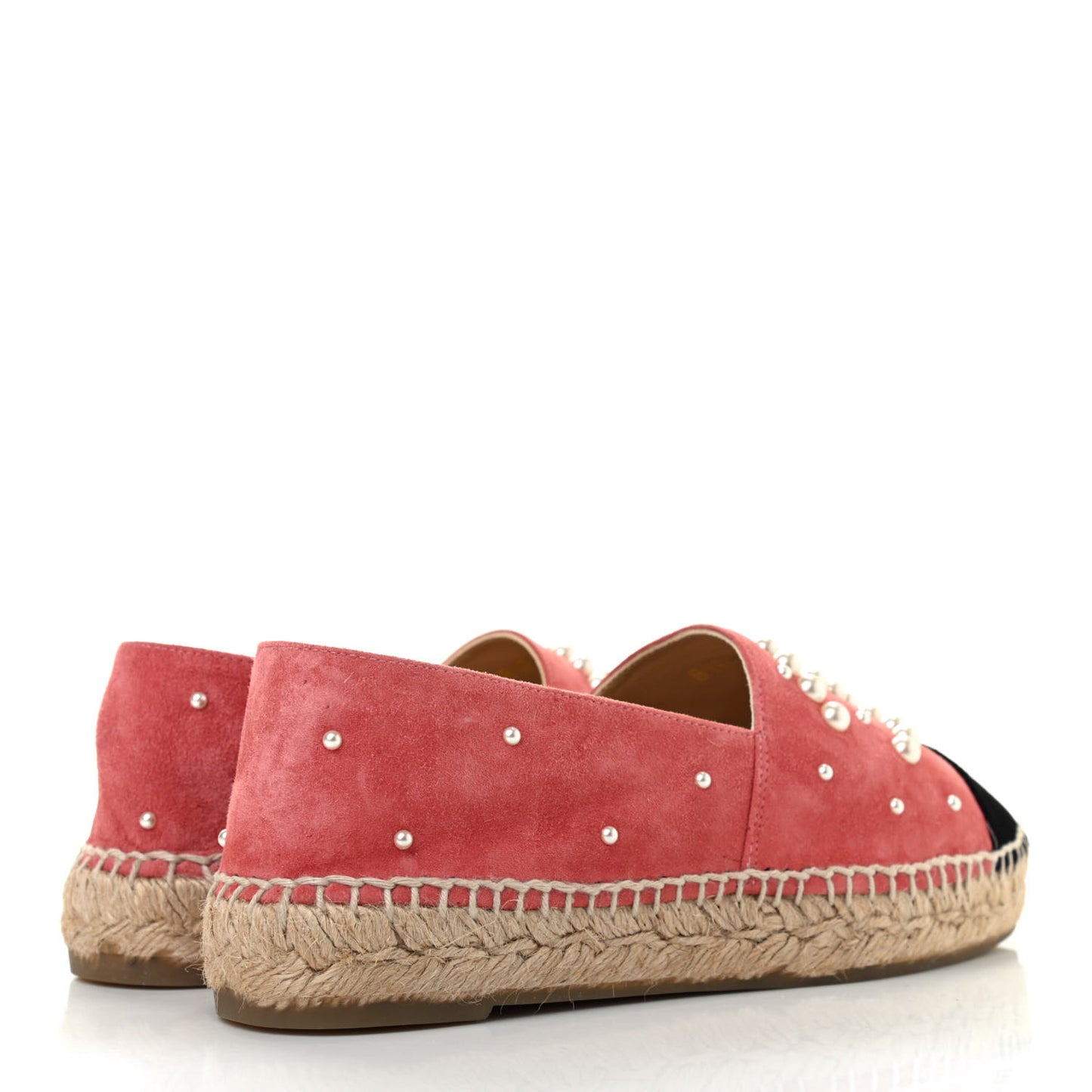 Suede Pearl CC Espadrilles 36 Pink