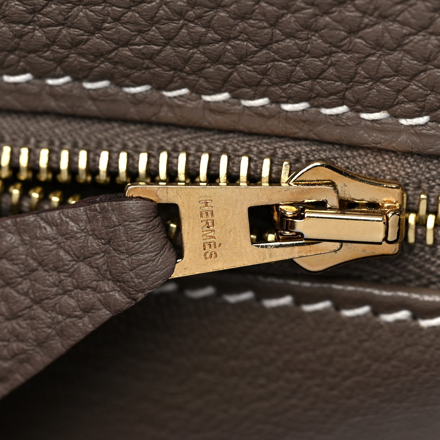 Hermes Togo Kelly Retourne 32 Etoupe 23 of 33