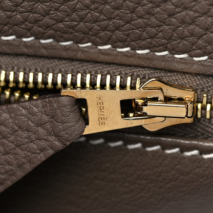 Hermes Togo Kelly Retourne 32 Etoupe 23 of 33