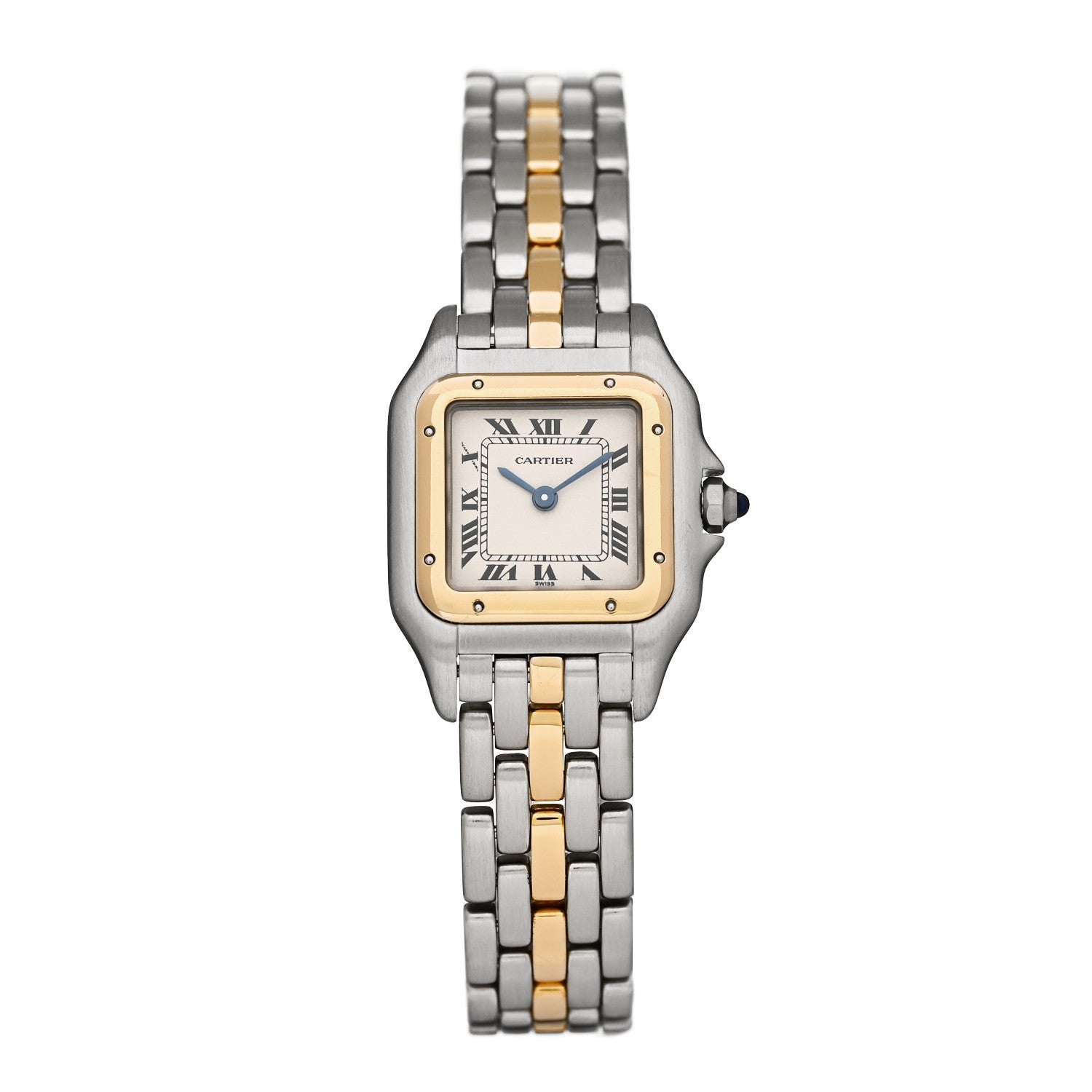 Cartier Stainless Steel 18K Yellow Gold 22mm Panthere Quartz Watch 1 of 4