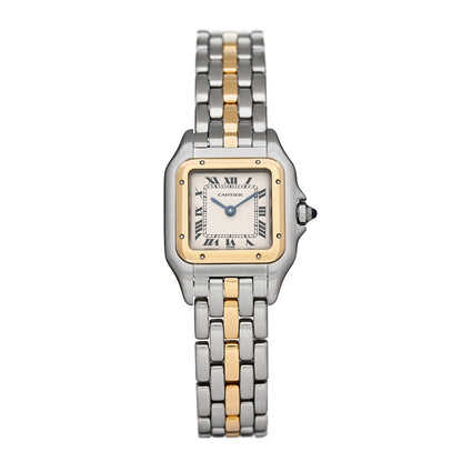 Cartier Stainless Steel 18K Yellow Gold 22mm Panthere Quartz Watch 1 of 4
