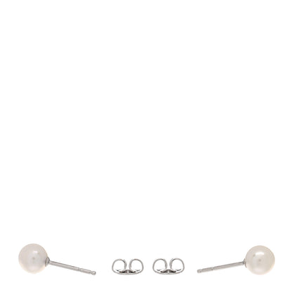 Mikimoto 18K White Gold 6-6.5mm Akoya Pearl Stud Earrings 3 of 5