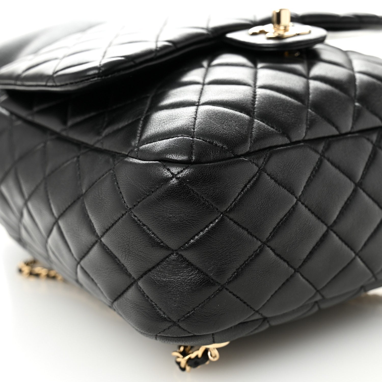 Chanel Lambskin Quilted Large in Seoul Backpack Black 9 of 10