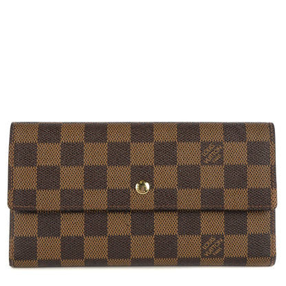 Louis Vuitton Damier Ebene Porte Tresor International Wallet 1 of 7
