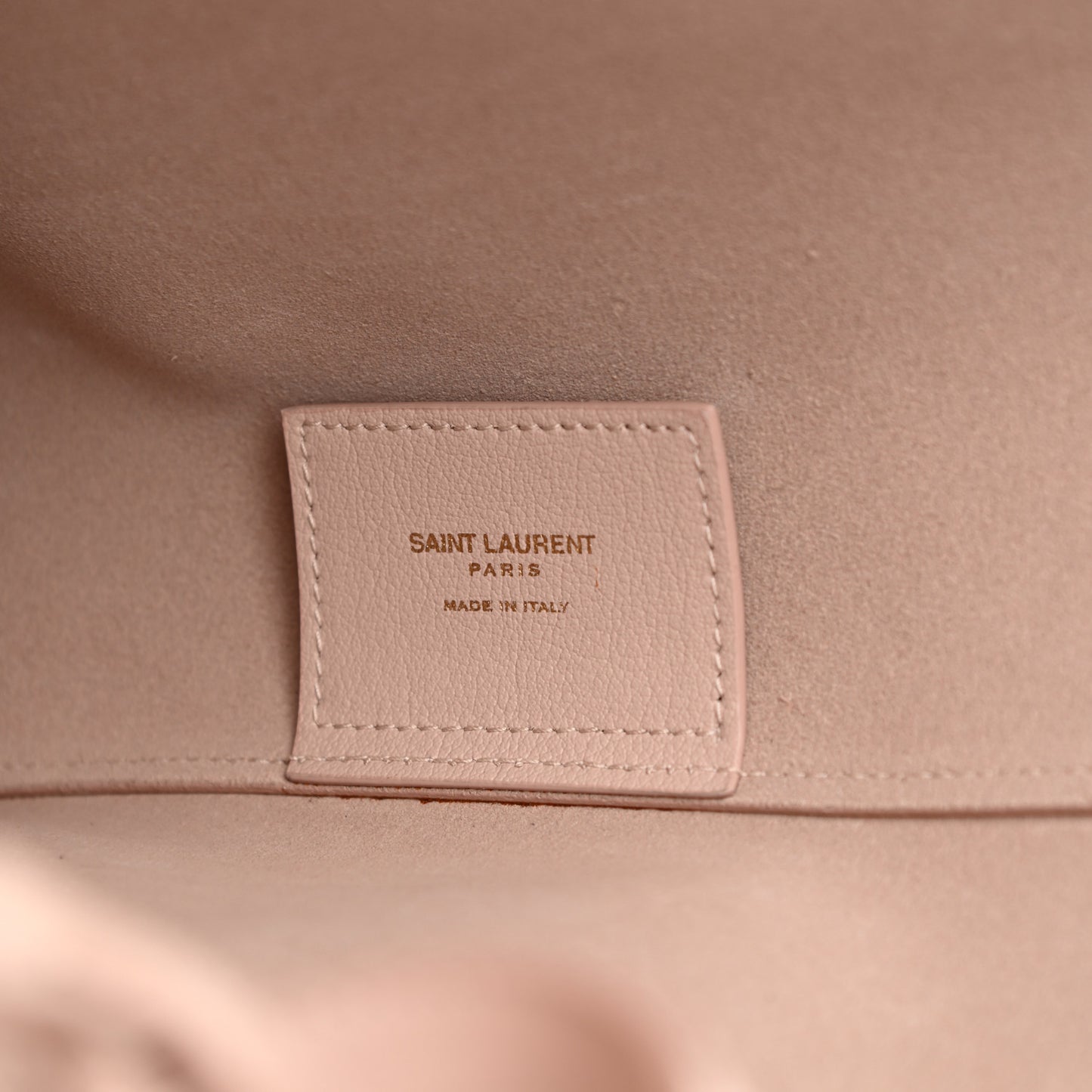 Calfskin Large Shopping Tote Pale Blush