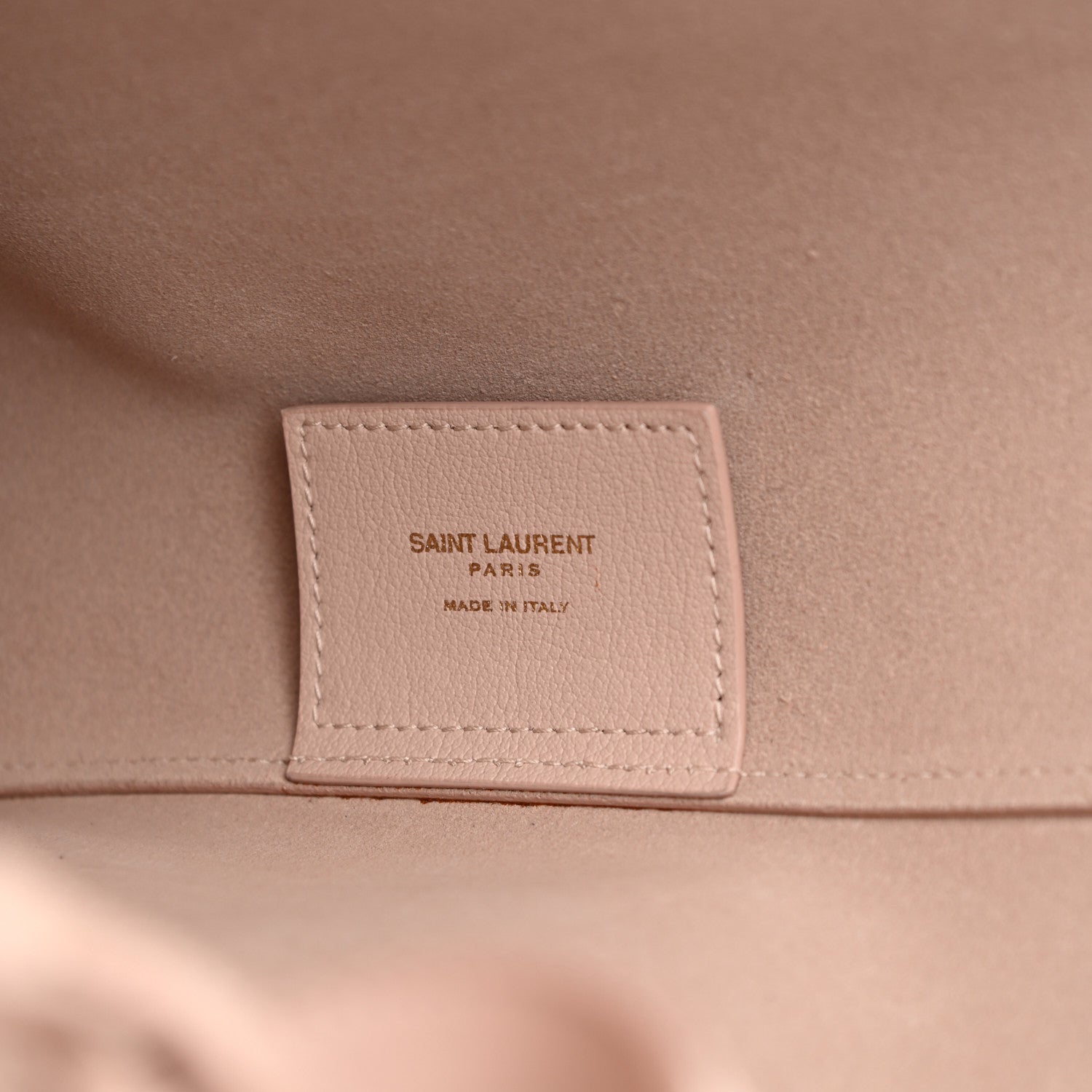 Saint Laurent Calfskin Large Shopping Tote Pale Blush 7 of 13