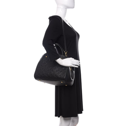 Louis Vuitton Empreinte Montaigne MM Black 2 of 9