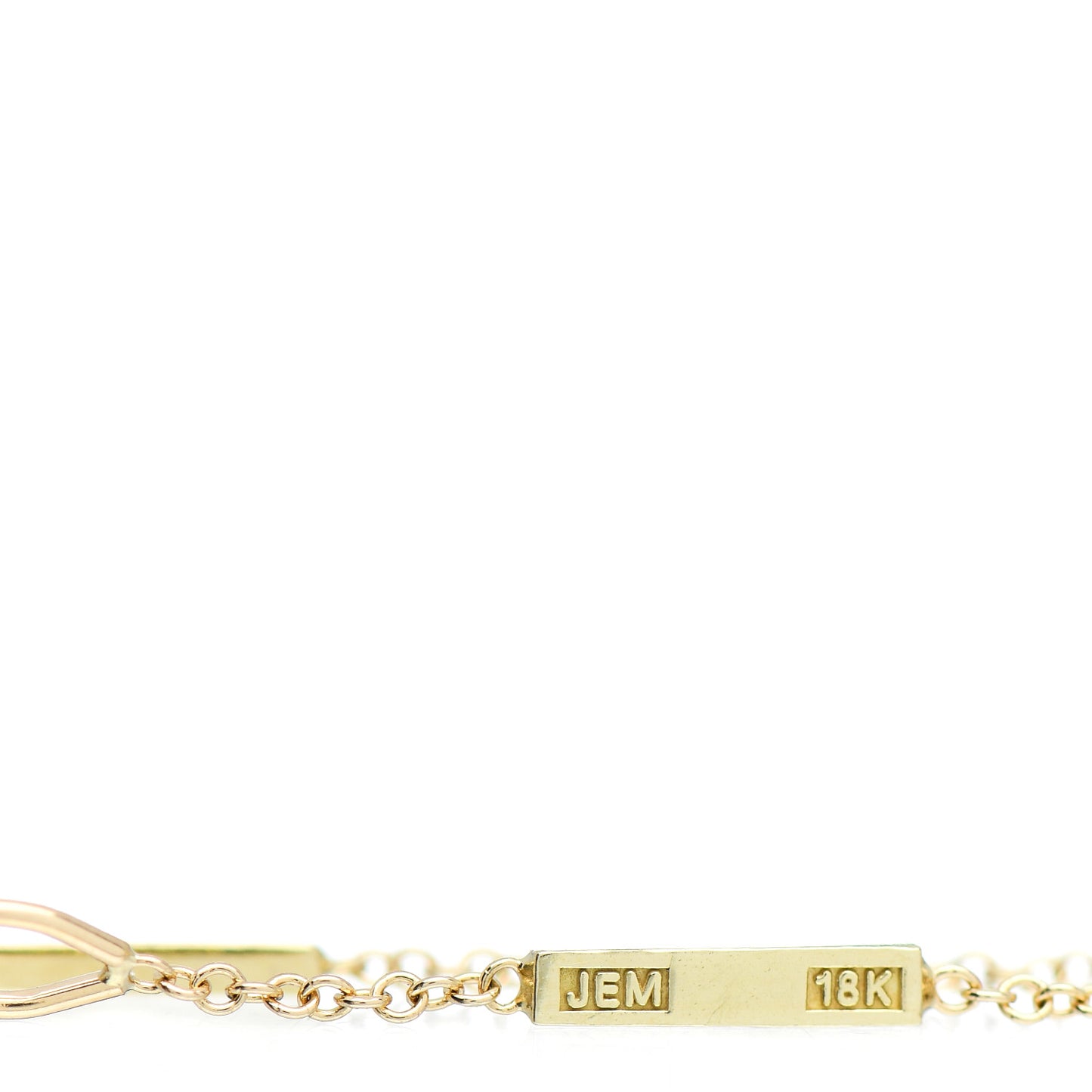 18K Yellow Gold Bar by the Inch Bracelet