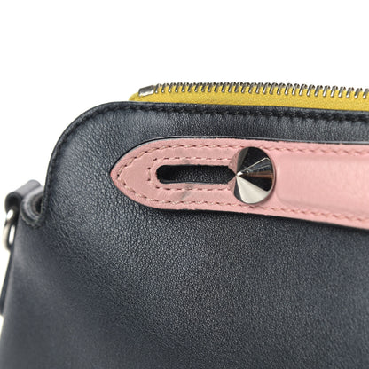 Fendi Vitello Dolce 4 Color Large By The Way Boston Bag Black Multicolor 14 of 18