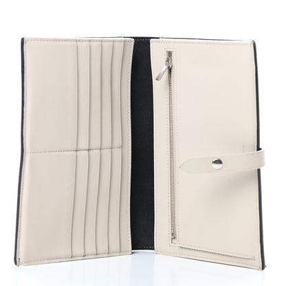 Celine Grained Calfskin Large Multifunction Strap Wallet Black Chalk 5 of 12