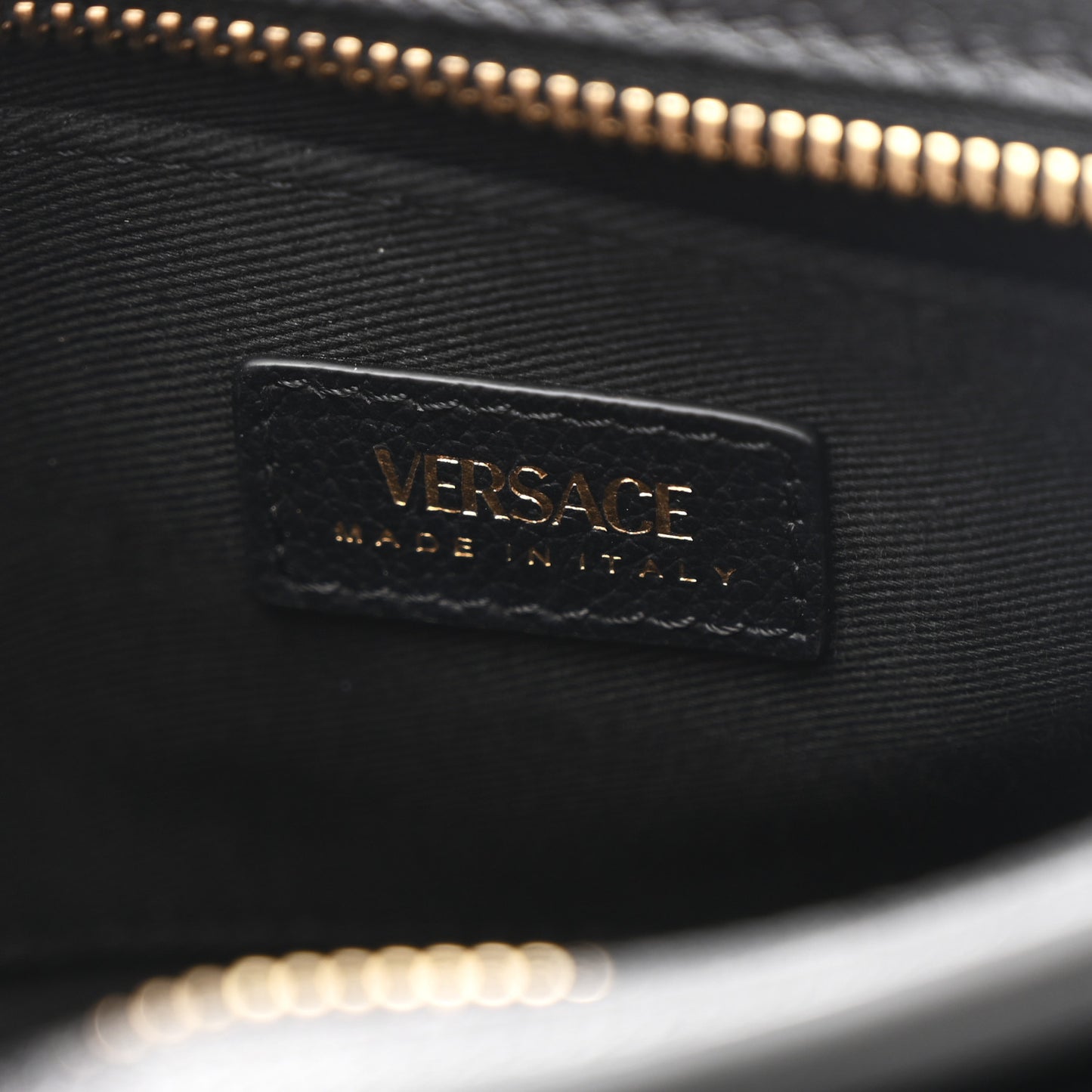 Grained Calfskin La Medusa Mini Bag Black