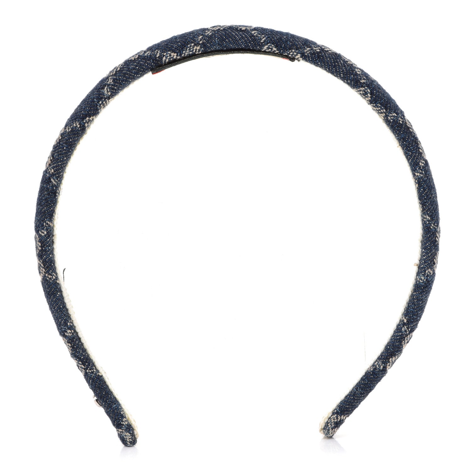 Gucci Denim Monogram Headband 1 of 7