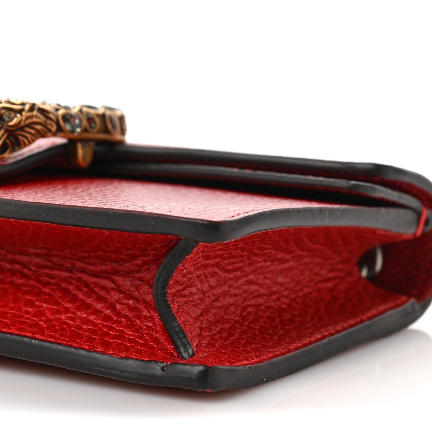 Calfskin Super Mini Dionysus Shoulder Bag Hibiscus Red