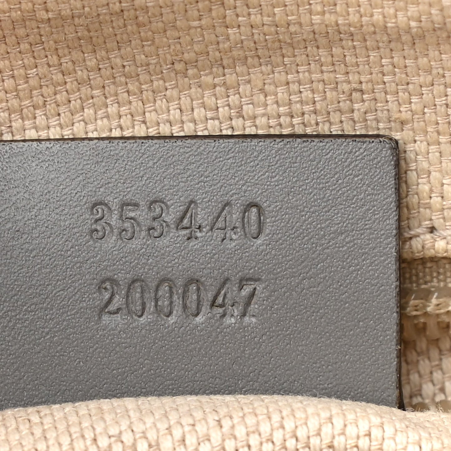 GG Supreme Monogram Small Zippered Tote Ecru Grigio