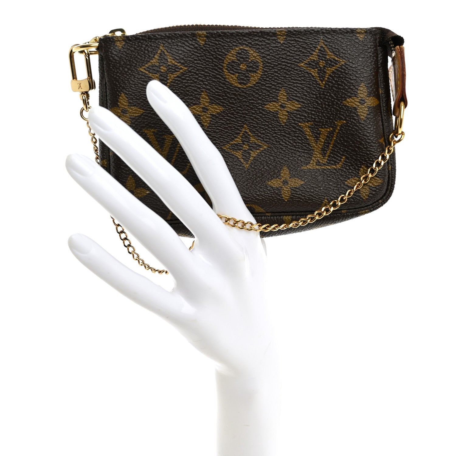 Louis Vuitton Monogram Mini Pochette Accessories 2 of 8