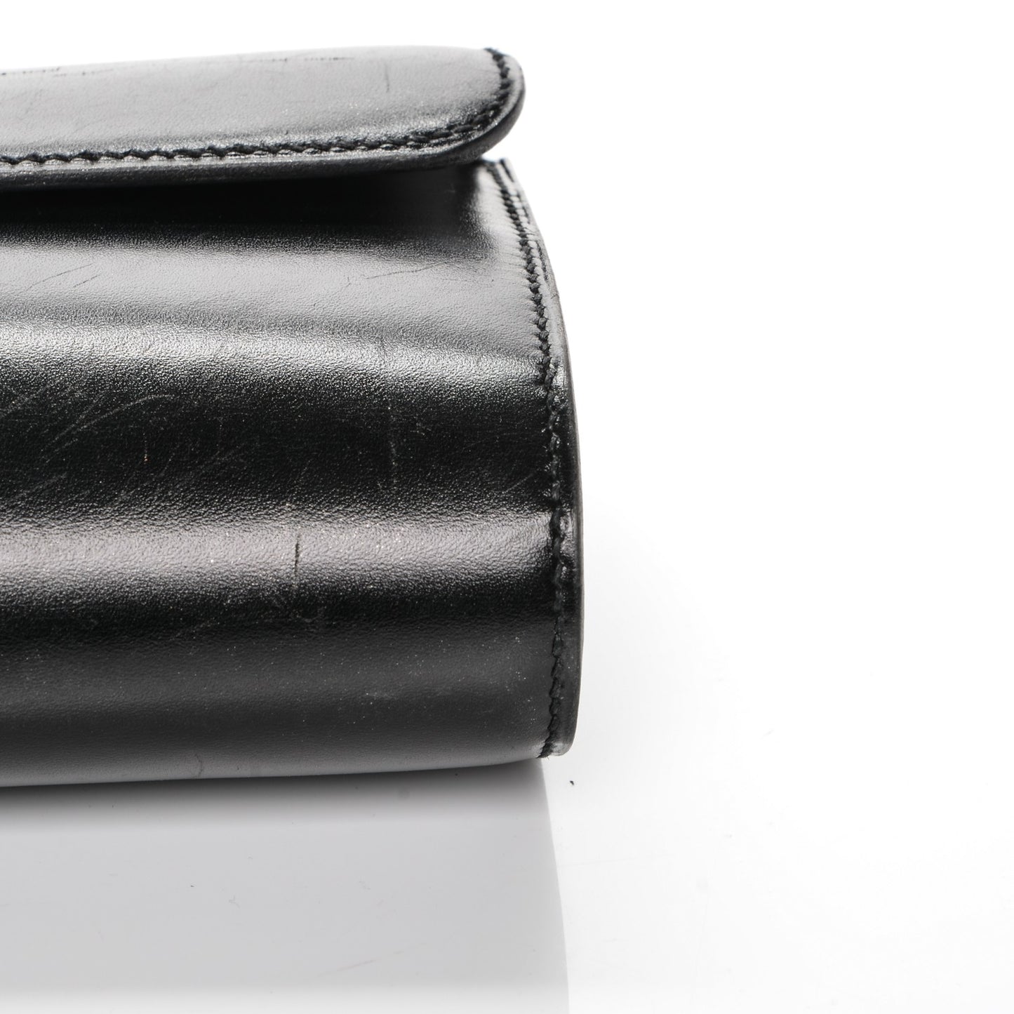 Tadelakt Egee Clutch Black