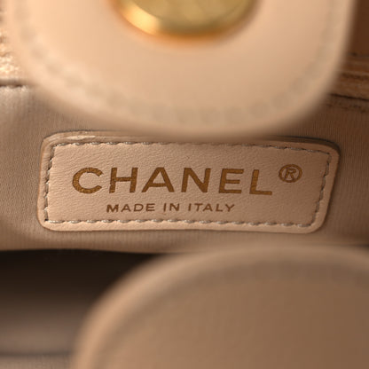Chanel Caviar Quilted Petit Shopping Tote PST Beige Clair 6 of 15