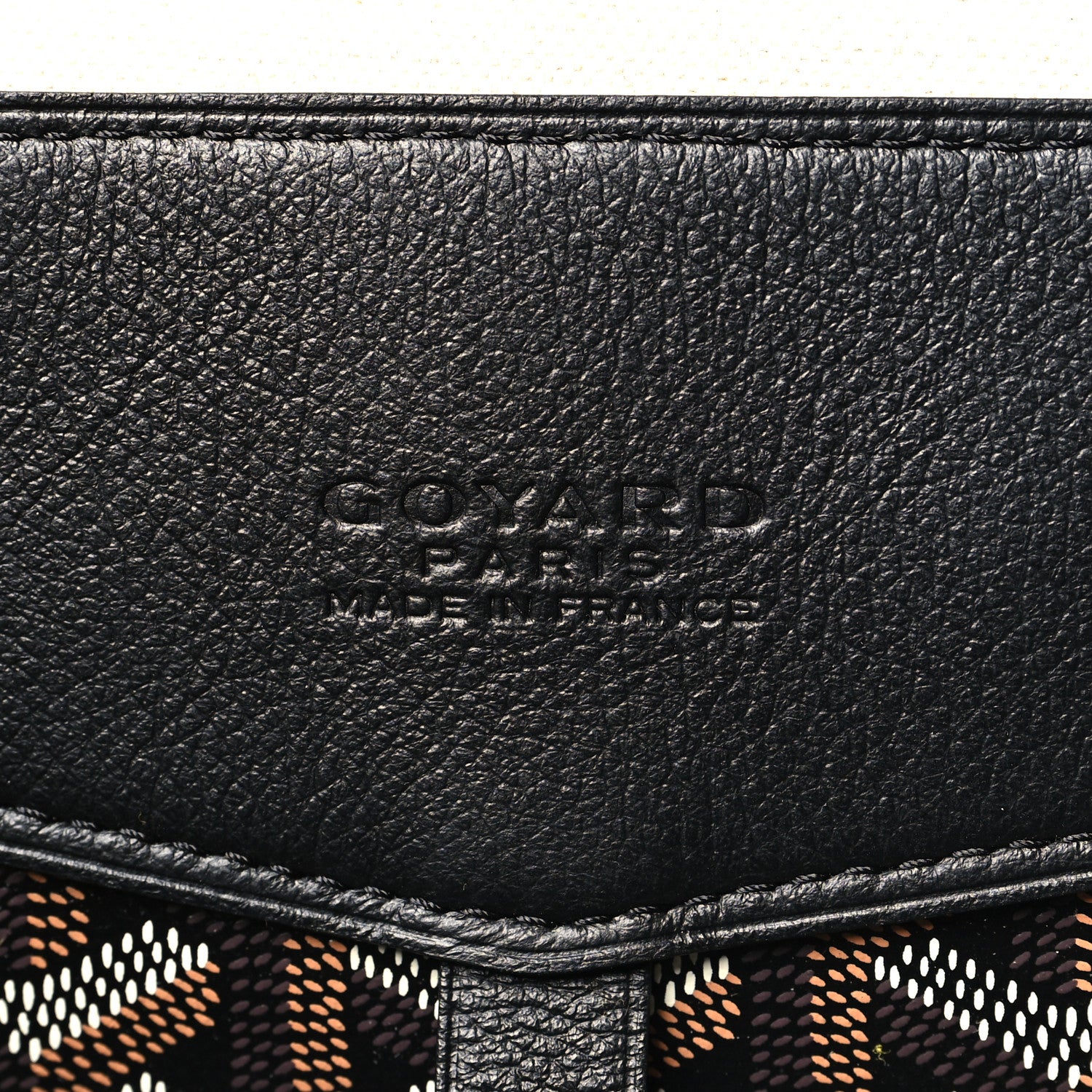 Goyard Goyardine Calfskin Cisalpin Backpack Black 6 of 9