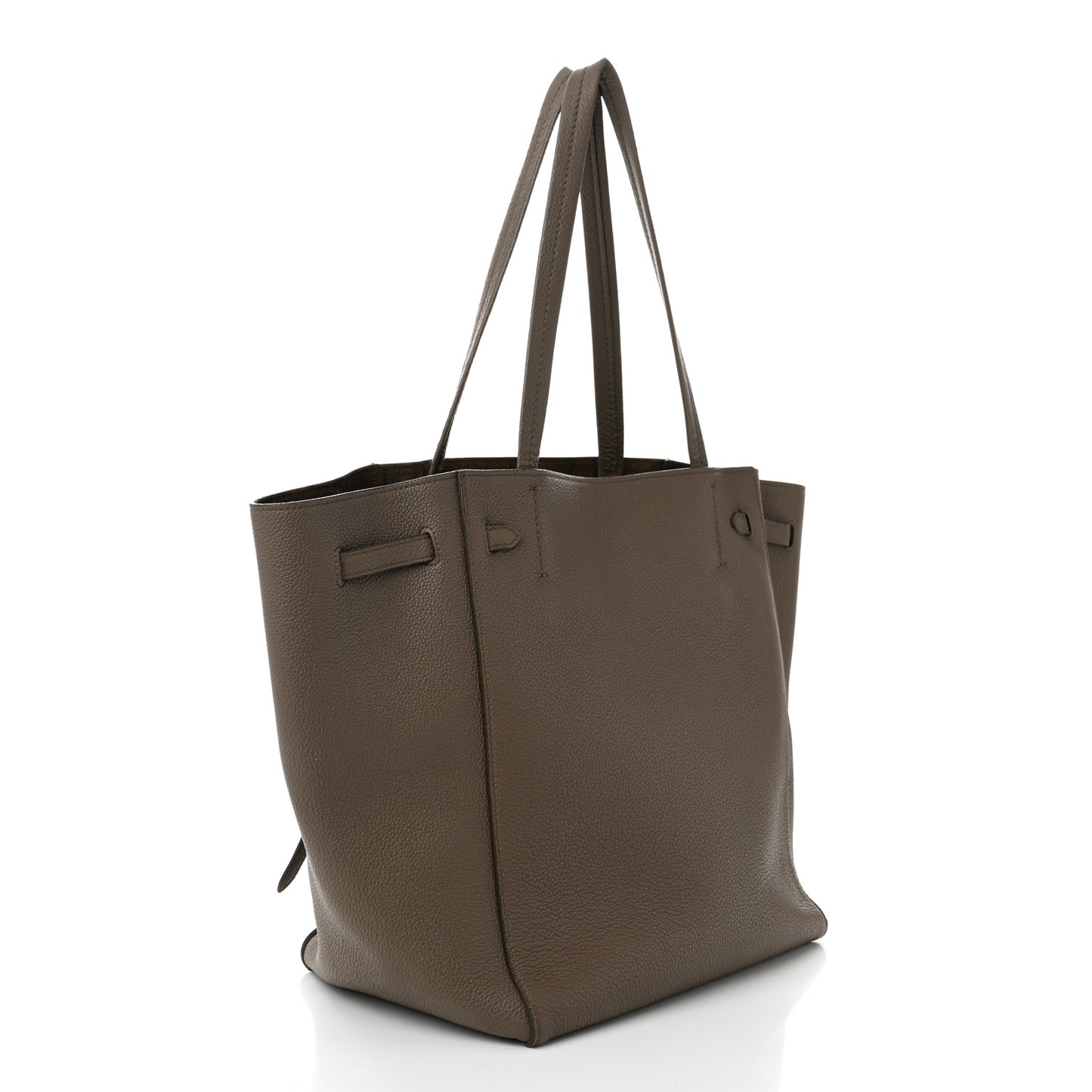 Soft Grained Calfskin Small Belt Cabas Phantom Taupe