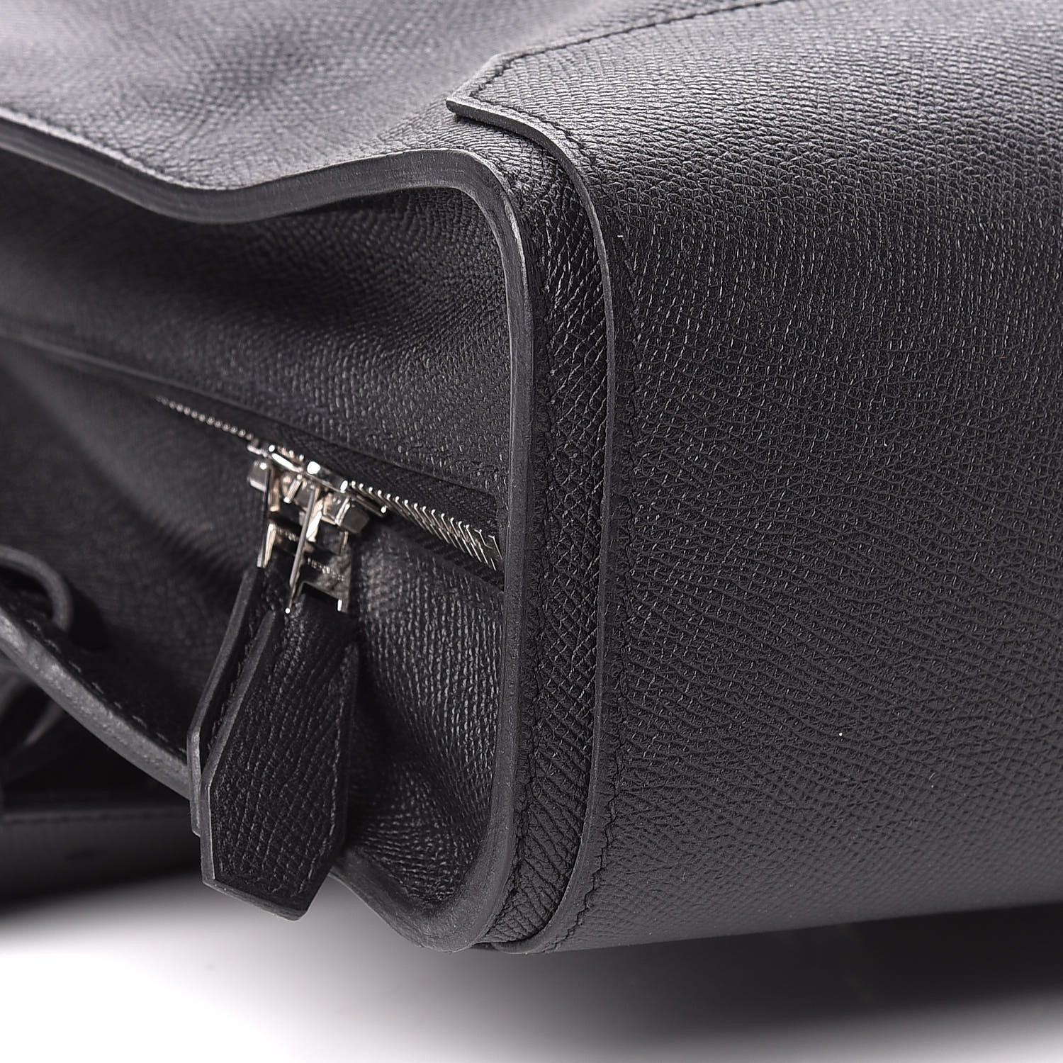 Hermes Grained Monsieur Cityback 27 Black 9 of 12