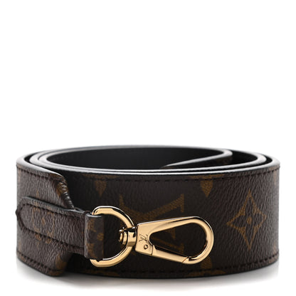 Louis Vuitton Monogram Bandouliere Shoulder Strap Black 1 of 5