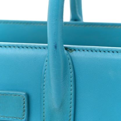 Saint Laurent Calfskin Nano Sac De Jour Turquoise 27 of 33