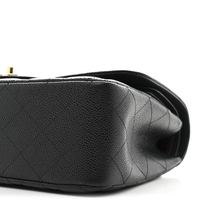 Chanel Caviar Quilted Jumbo Double Flap Black 10 of 10