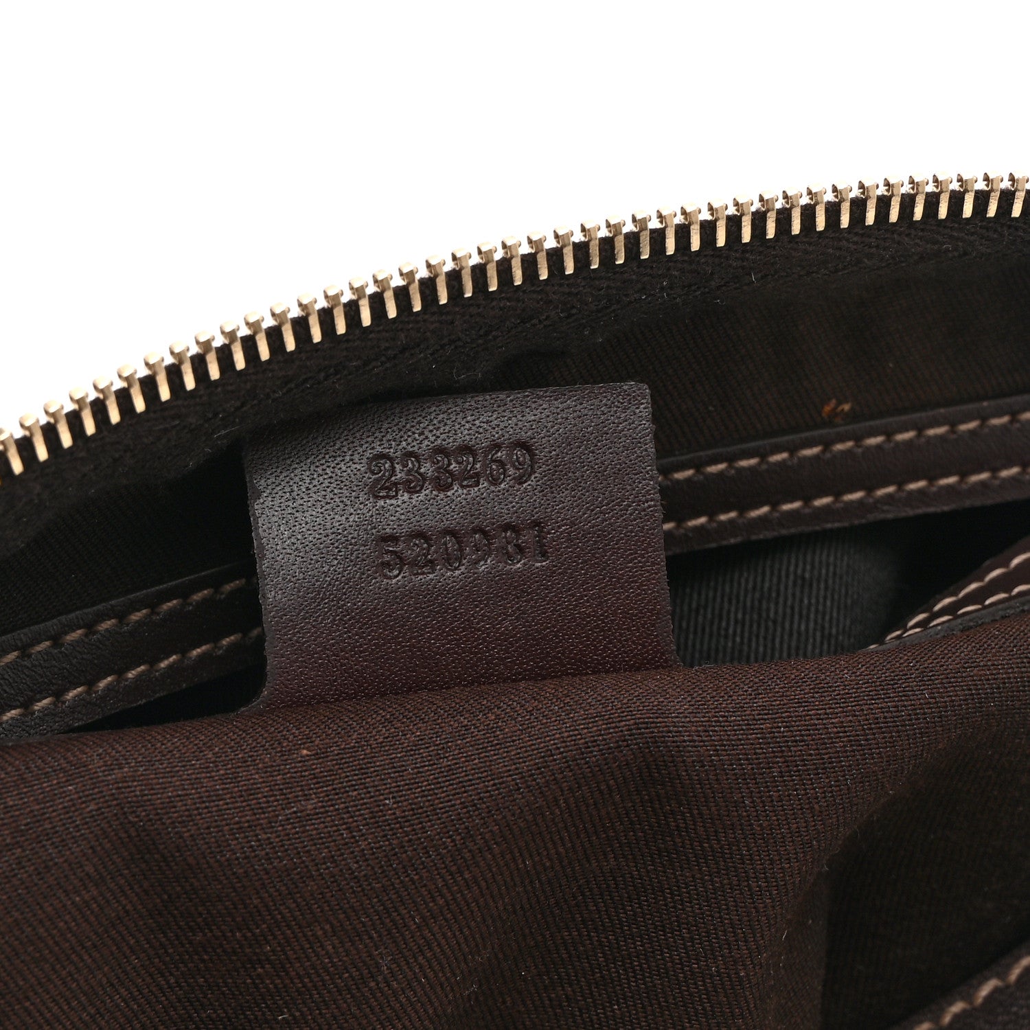 Gucci GG Supreme Monogram Belt Bag Dark Brown 7 of 10