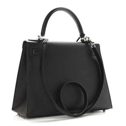 Hermes Epsom Kelly Sellier 28 Black 2 of 9
