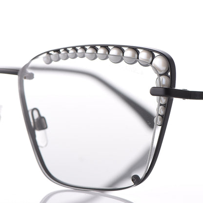Chanel Square Frame Pearl Sunglasses 4235-H Black 8 of 8