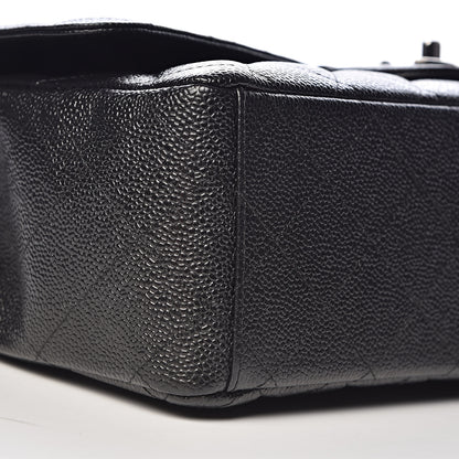 Chanel Caviar Quilted Maxi Double Flap Black 9 of 12