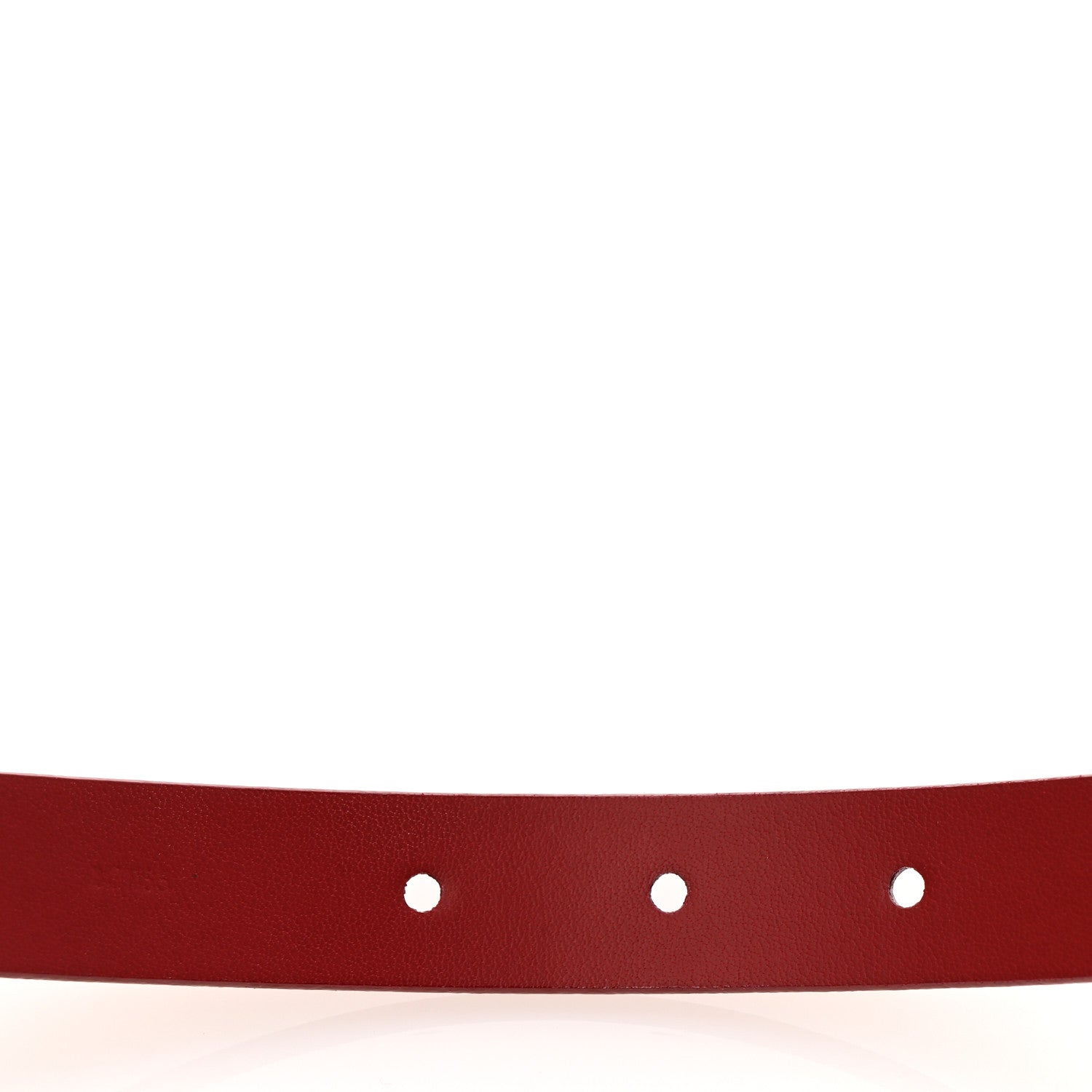 Louis Vuitton Calfskin Embossed 20MM LV Initiales Belt 80 32 Red 6 of 7