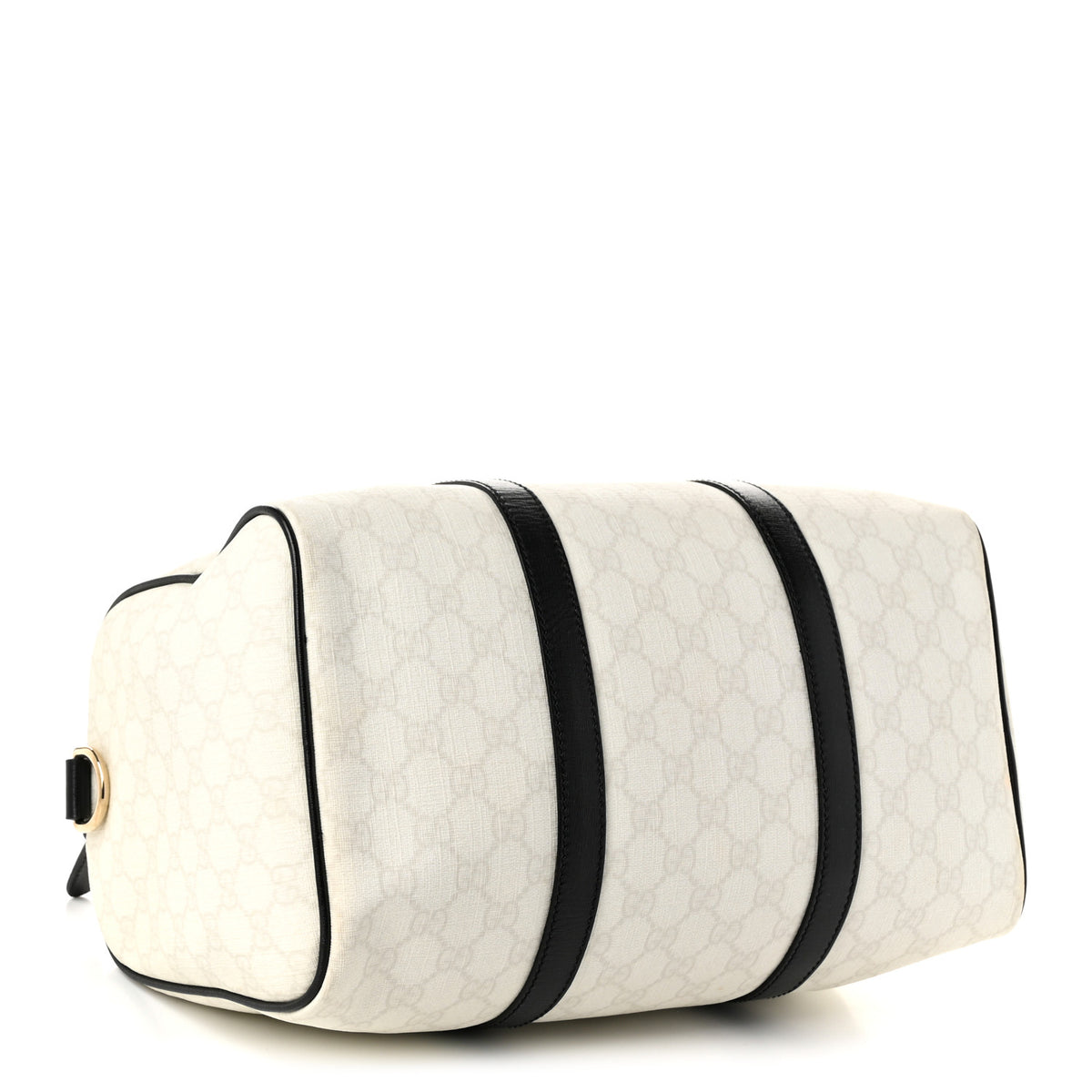 GG Plus Monogram Medium Joy Boston White Black