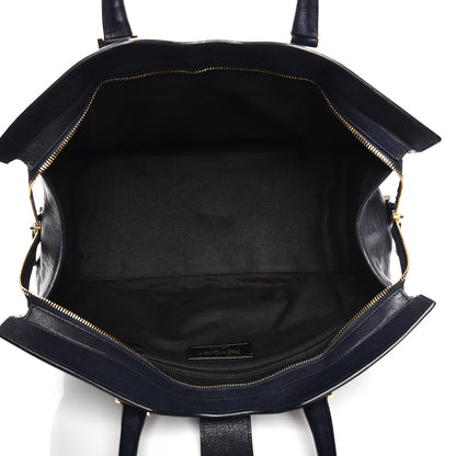 Saint Laurent Sheepskin Medium Cabas ChYc Navy 5 of 9