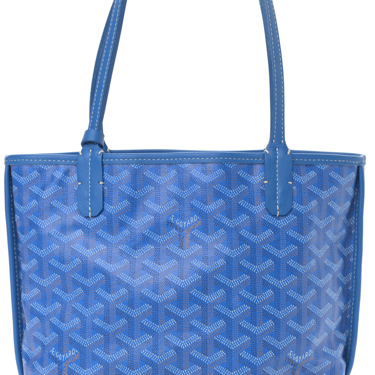 Goyard Goyardine Reversible Mini Anjou Sky Blue 12 of 17