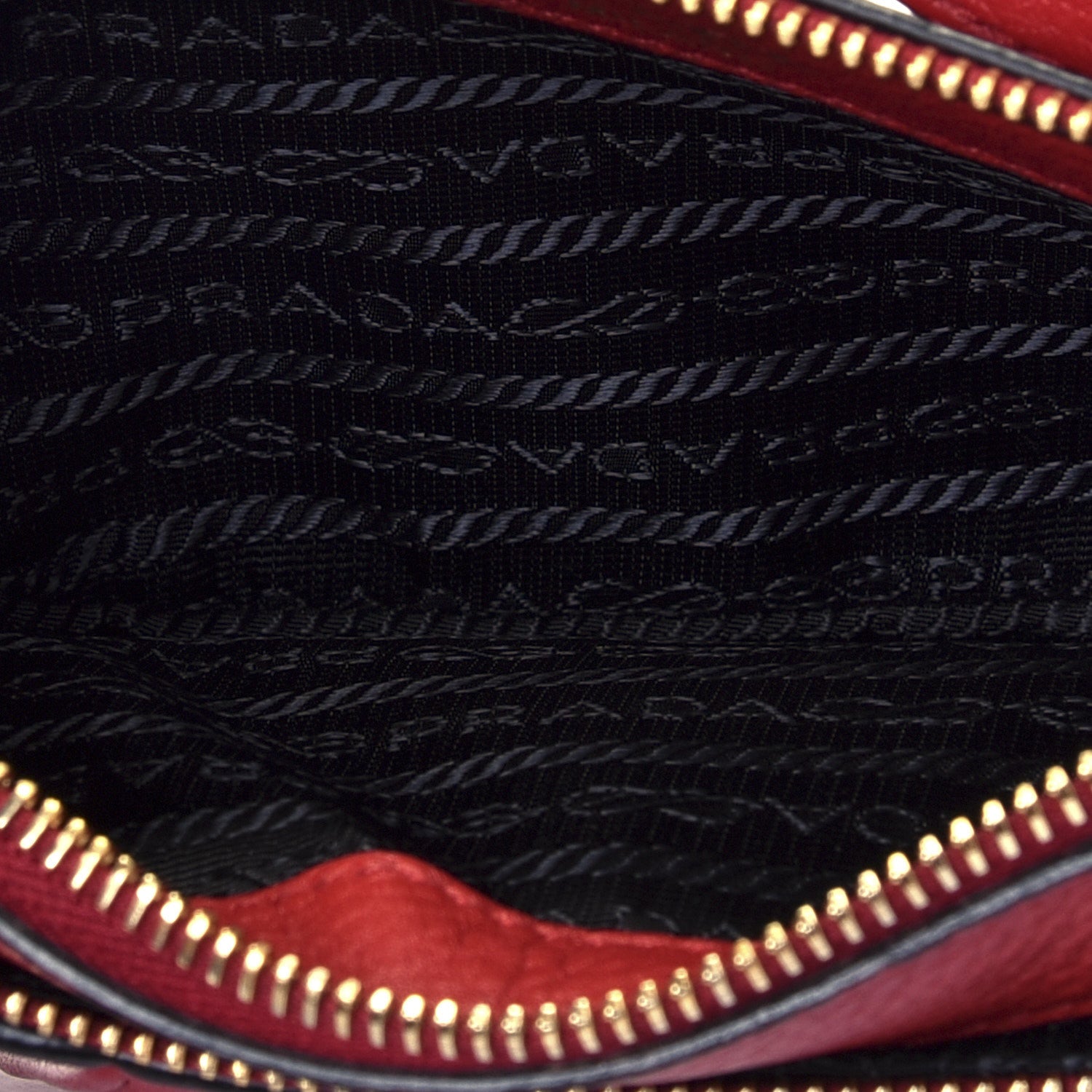 Prada Vitello Daino Small Belt Bag Rosso 13 of 26