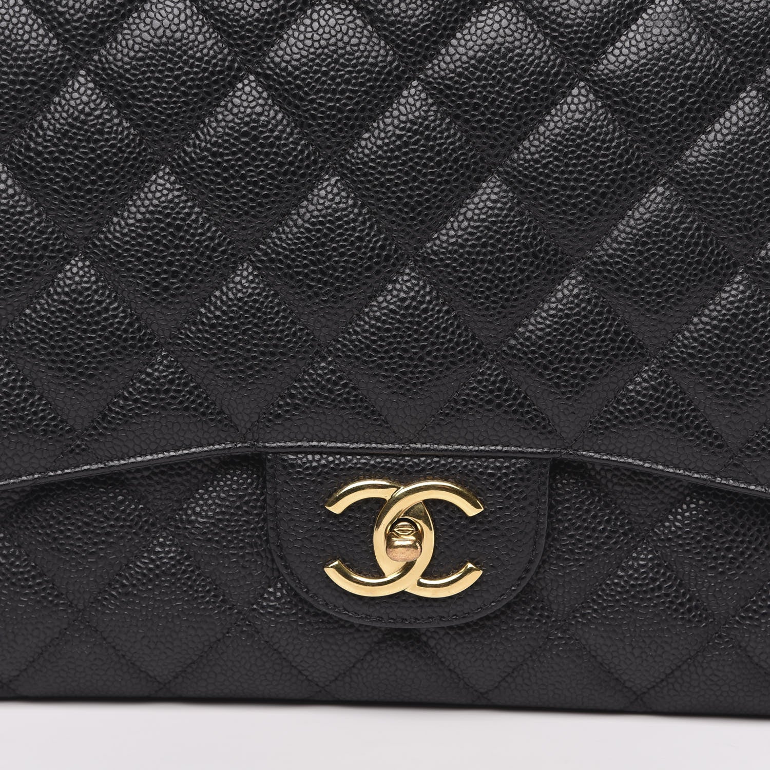 Chanel Caviar Quilted Maxi Double Flap Black 8 of 13