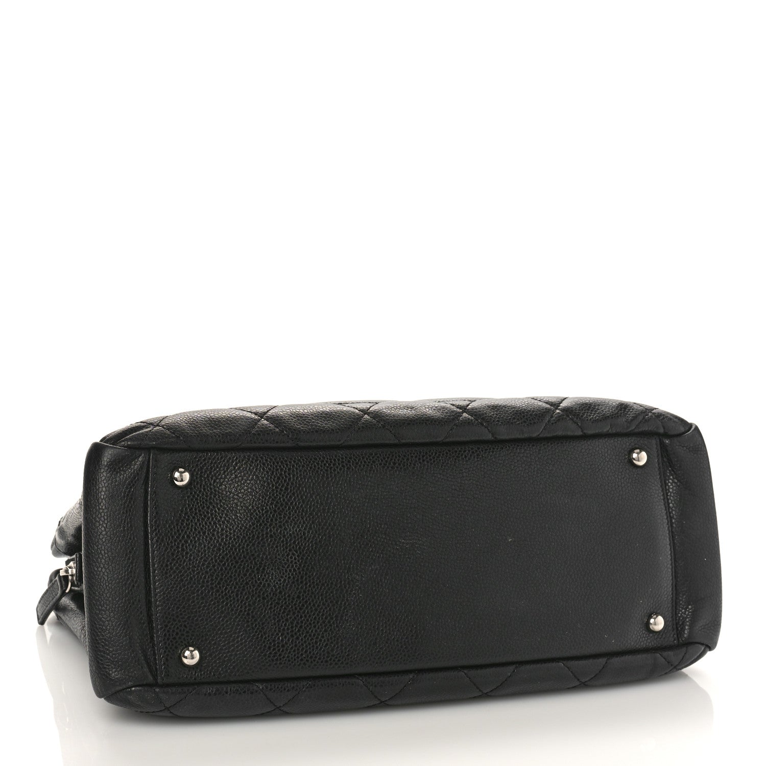 Chanel Caviar Quilted CC Timeless Soft Tote Black 4 of 9