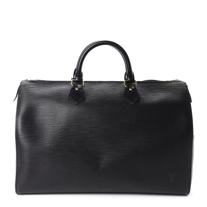 Louis Vuitton Epi Speedy 40 Black 1 of 8