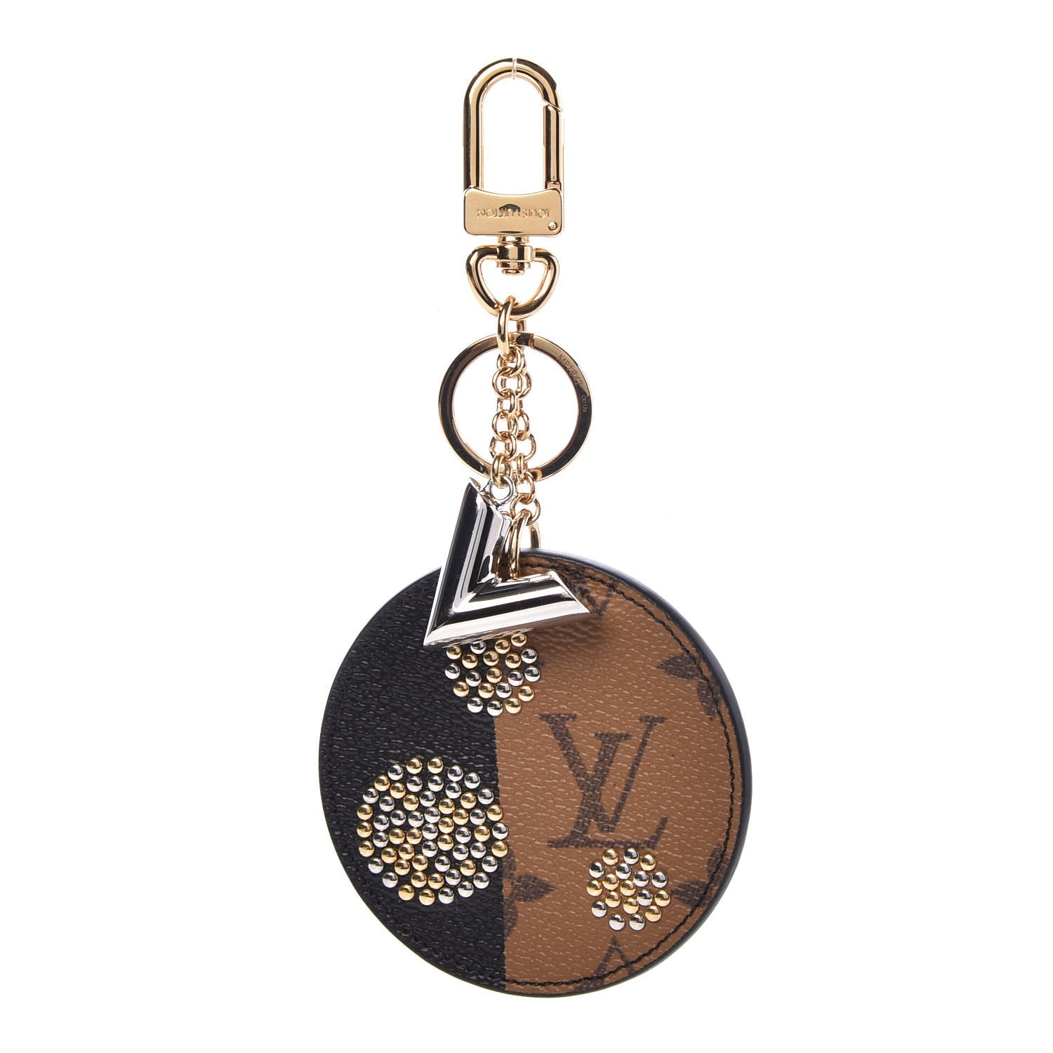 Louis Vuitton Reverse Monogram Night Lights Bag Charm Key Ring 1 of 4