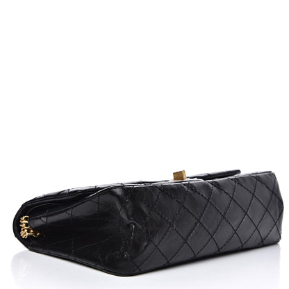 Chanel Aged Calfskin Quilted 2.55 Reissue 225 Flap Black 4 of 13
