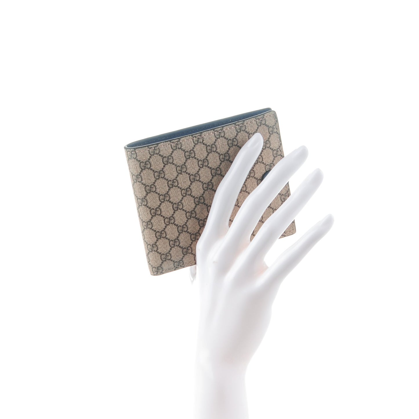 Monogram GG Supreme Bi-Fold Wallet Blue