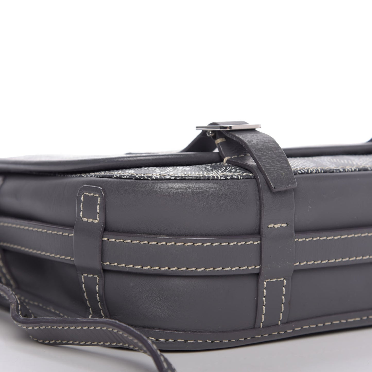 Goyardine Belvedere PM Messenger Bag Grey