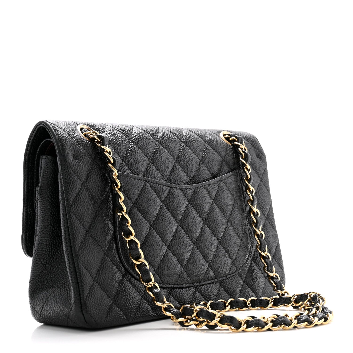 Chanel Caviar Quilted Medium Double Flap Black 3 of 11