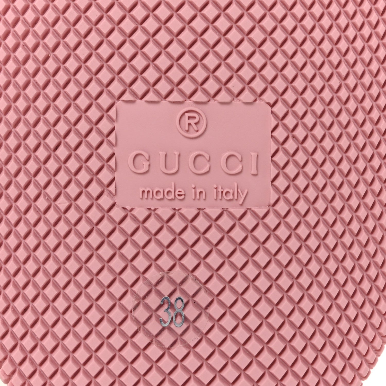 Gucci Calfskin GG Supreme Crystals Web Screener Sneakers 38 Beige Ebony Wild Rose 7 of 9