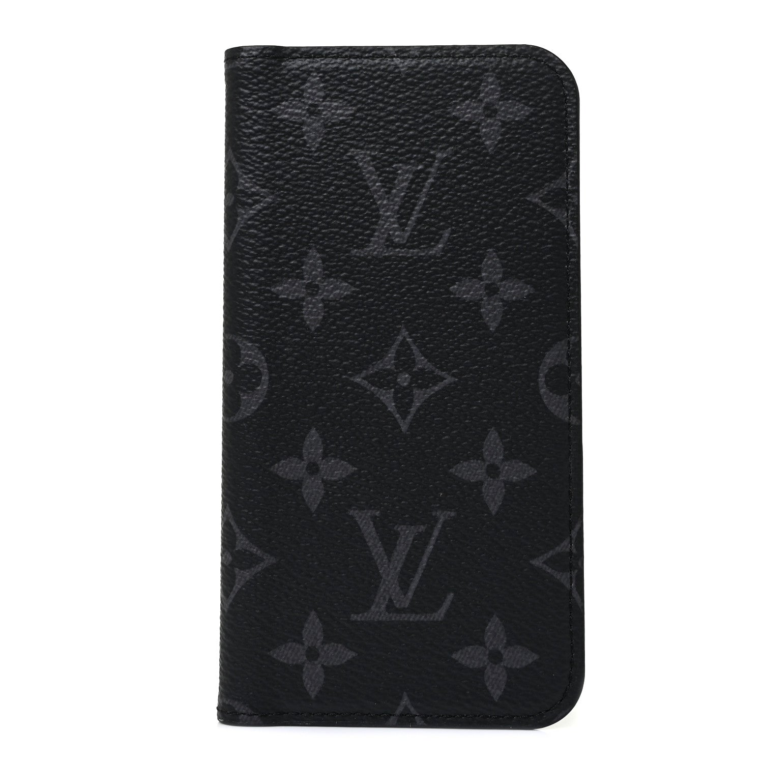 Louis Vuitton Monogram Eclipse iPhone X/XS Folio Case 1 of 7