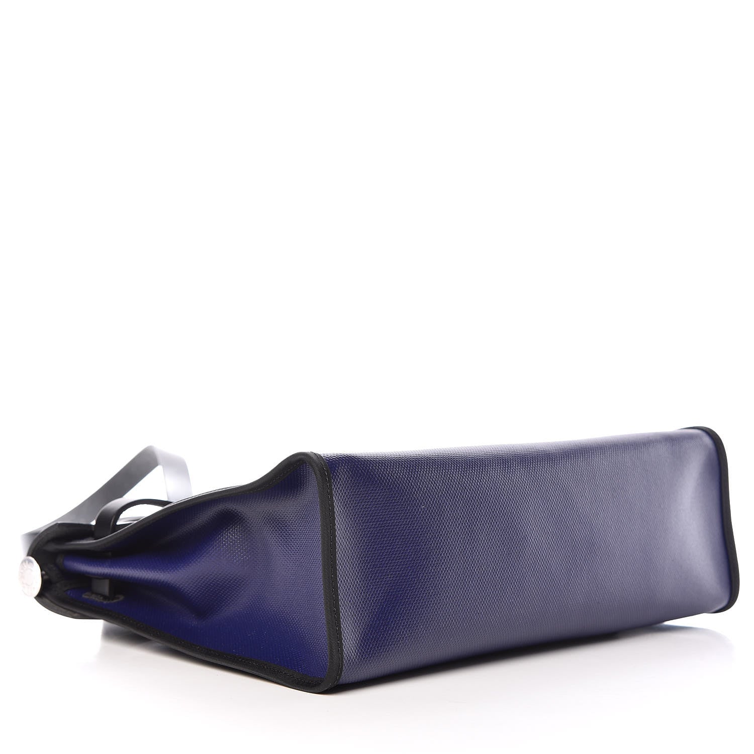 Hermes Toile H Berline Vache Hunter Herbag Zip PM 31 Bleu Encre Black 6 of 12