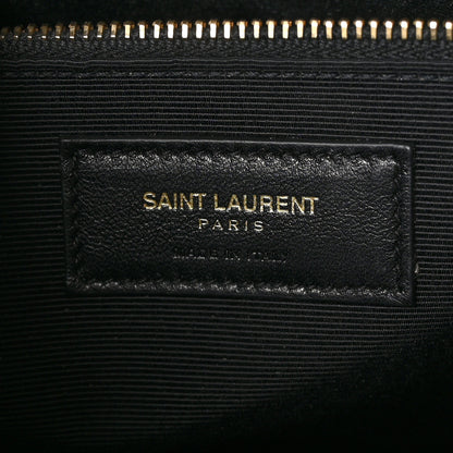 Saint Laurent Grained Calfskin Large Sac de Jour Carryall Earth 7 of 10