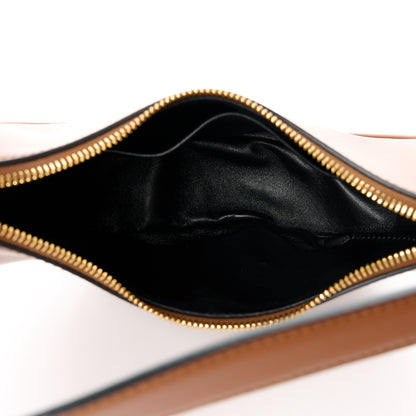 Prada Soft Calfskin Arque Shoulder Bag Cognac 6 of 11
